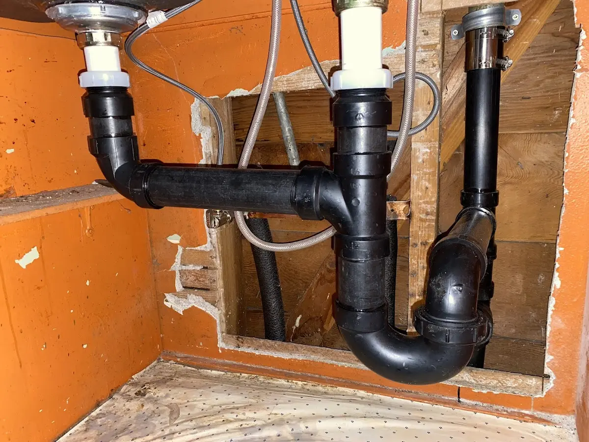 Professional Garbage Disposal Repair equipment and tools on the job in Pendleton